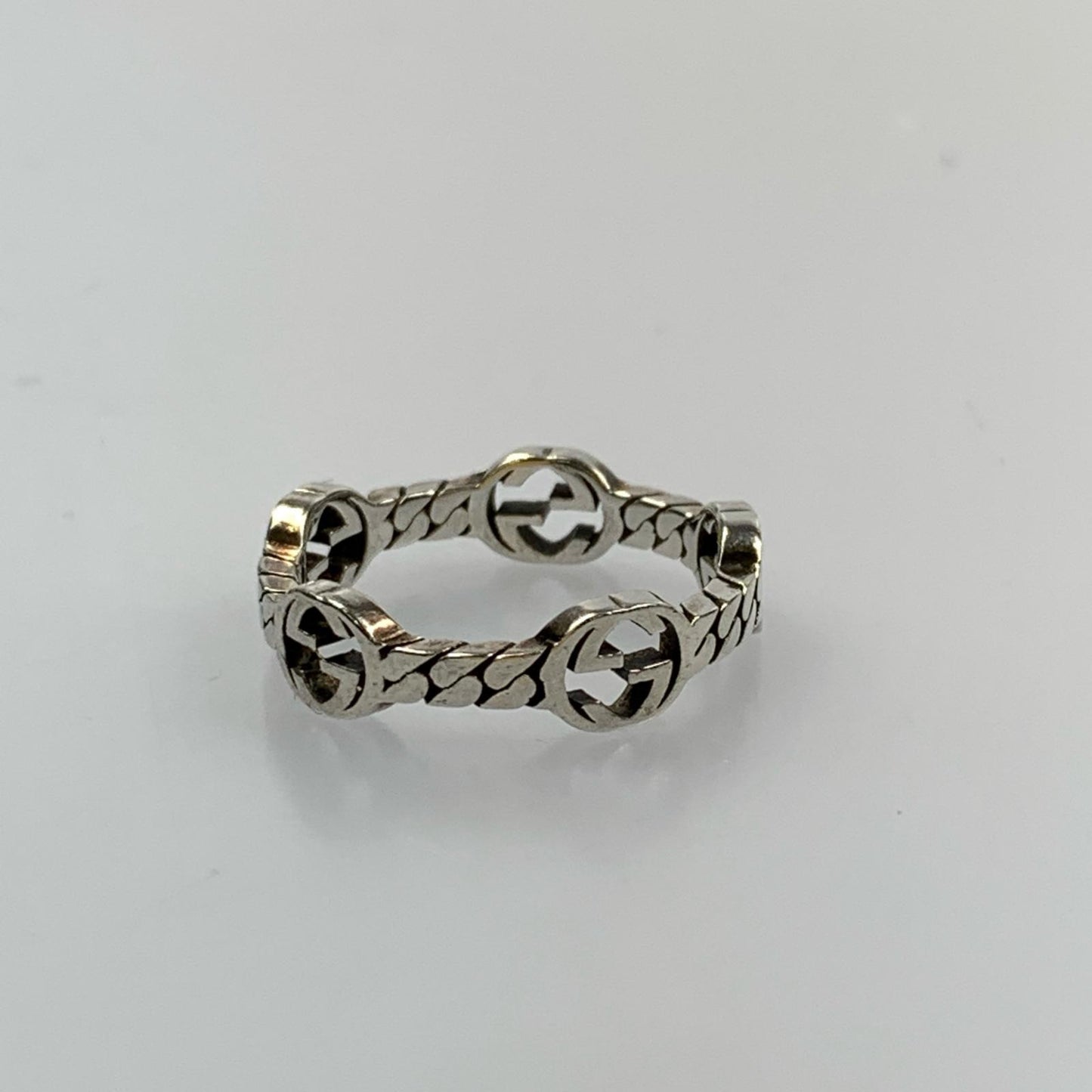 【Used】GUCCI | Interlocking G Ring 661523 Size: #14.5