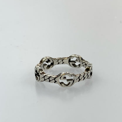 【Used】GUCCI | Interlocking G Ring 661523 Size: #14.5