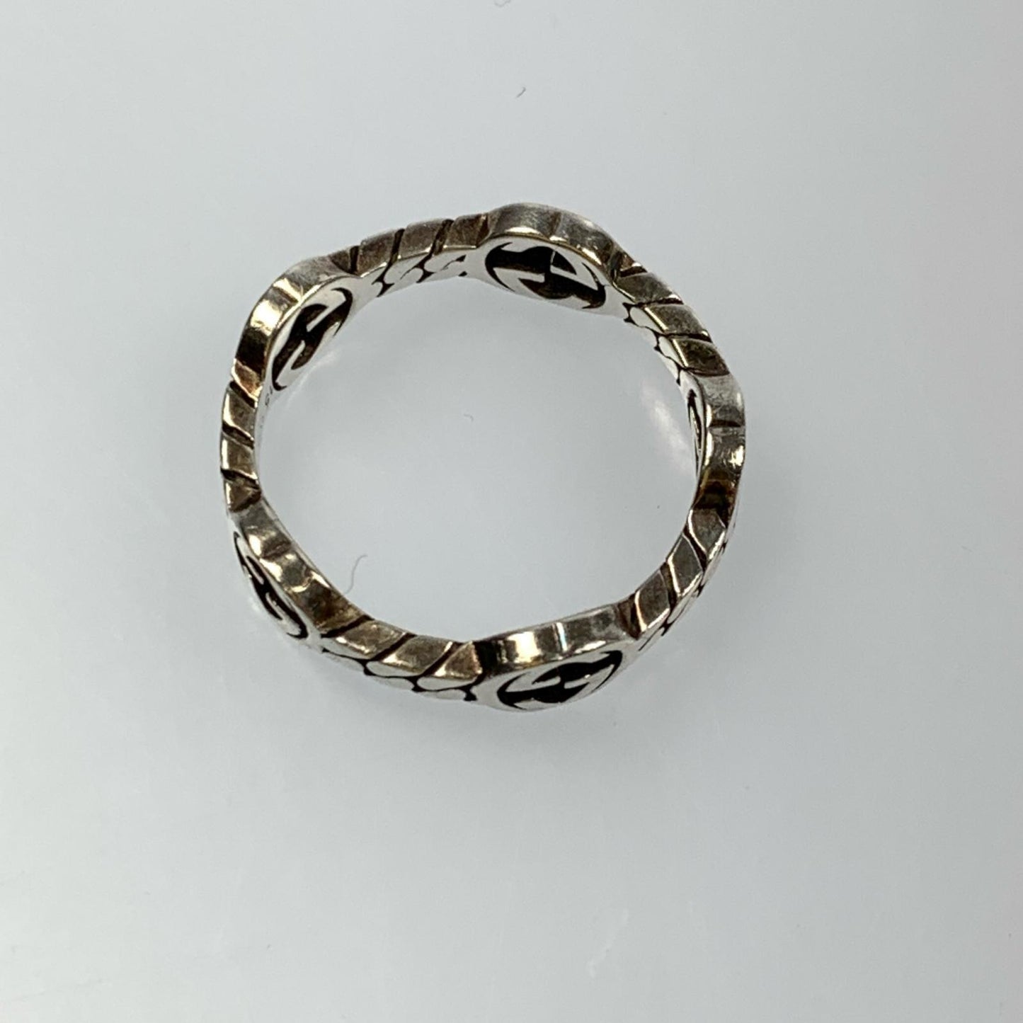 【Used】GUCCI | Interlocking G Ring 661523 Size: #14.5