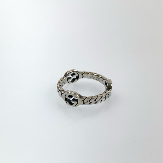 【中古】GUCCI | グッチ インターロッキングG リング・指輪 661523 ｻｲｽﾞ:#9.5