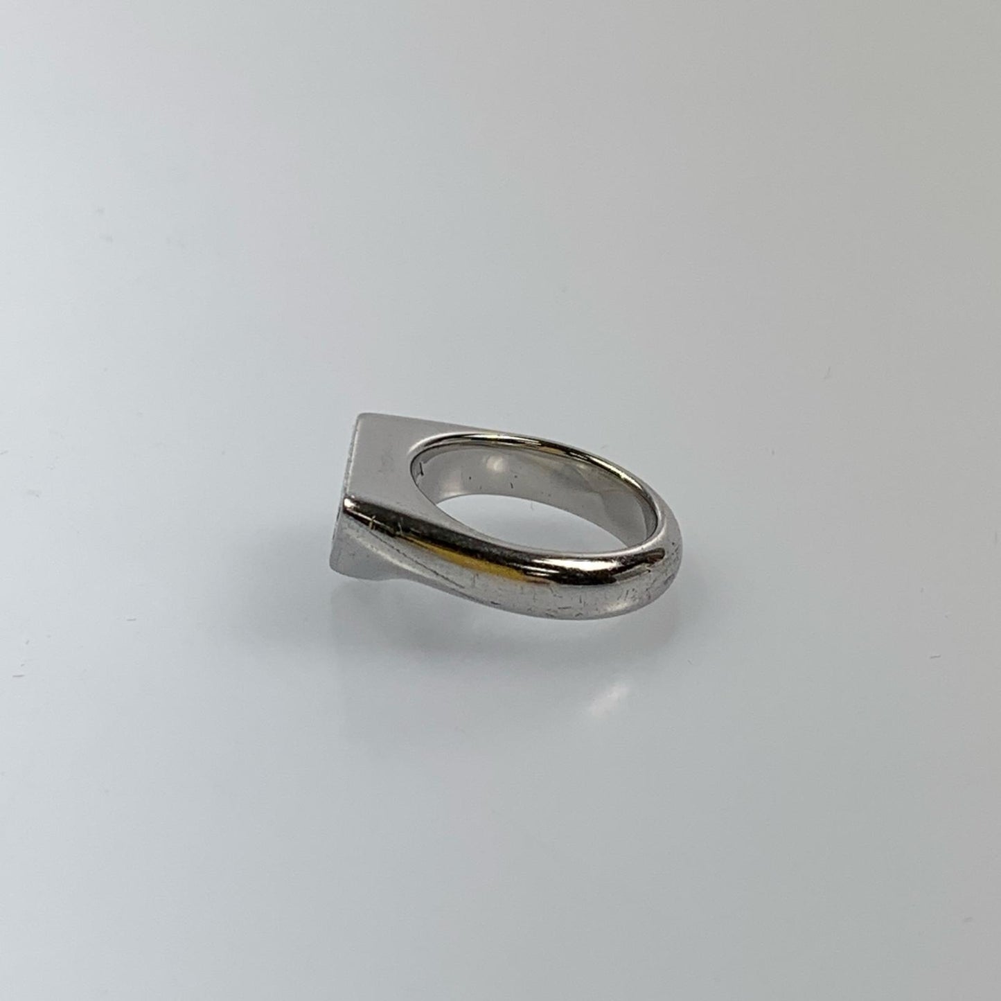 [Used] PRADA | Prada Enamel Silver Ring 2JA201
