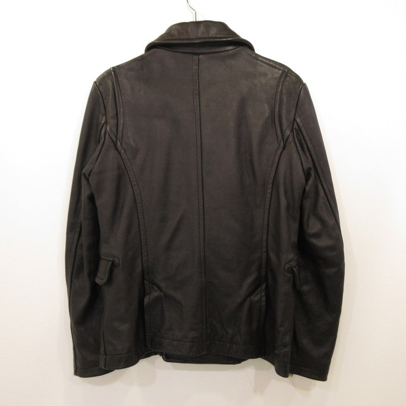 Used Jack Rose Leather 240730L LUV MAISON Black Size: 46