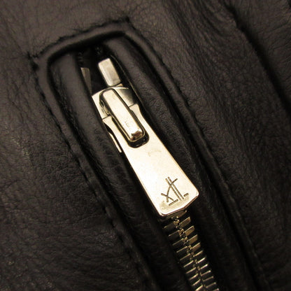 Used Jack Rose Leather 240730L LUV MAISON Black Size: 46