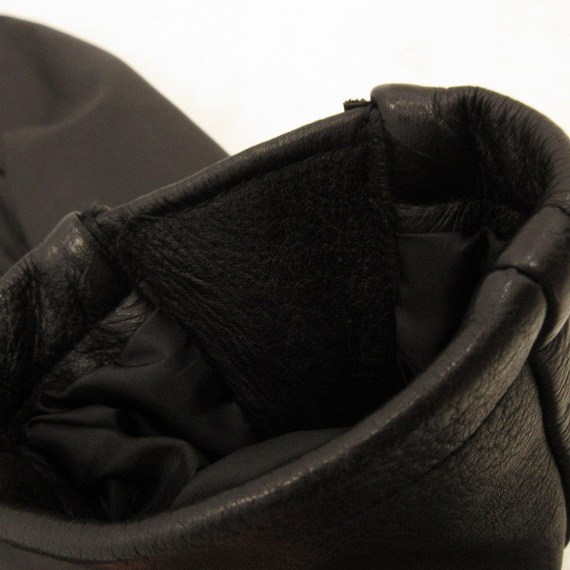 Used Jack Rose Leather 240730L LUV MAISON Black Size: 46
