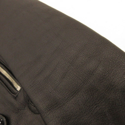 Used Jack Rose Leather 240730L LUV MAISON Black Size: 46