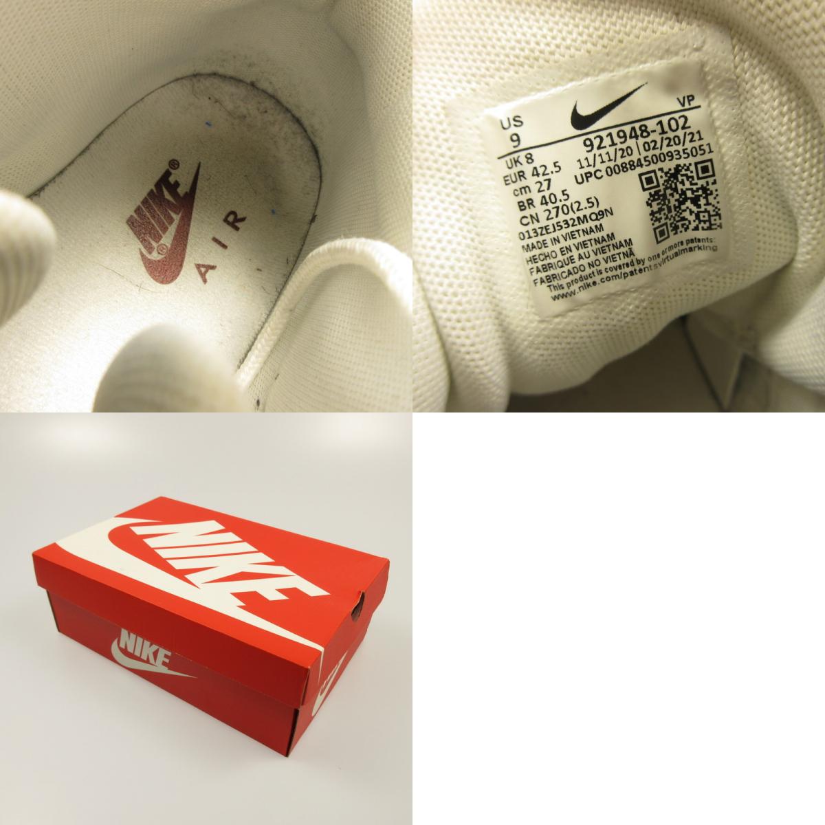 [Used] NIKE | Nike AIR MORE UPTEMPO Sneakers 921948-102 White 27cm