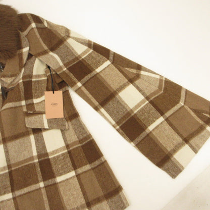 eimy istoire | Eimy istoire Warmy Check Duffle Cape Coat Outerwear 1123500079-0 Size: F