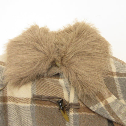 eimy istoire | Eimy istoire Warmy Check Duffle Cape Coat Outerwear 1123500079-0 Size: F