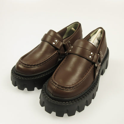 Used] eimy istoire | Eimy Istoire Biker Design Loafers Loafers 1125169030-0 Brown Size: S