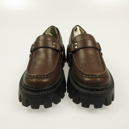 Used] eimy istoire | Eimy Istoire Biker Design Loafers Loafers 1125169030-0 Brown Size: S