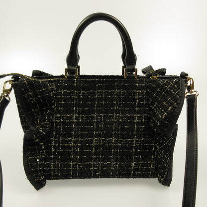 【Used】Samantha Vega | Samantha Vega Tweed Frill Tote (Small) Other Bags Black