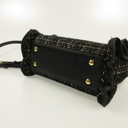 【Used】Samantha Vega | Samantha Vega Tweed Frill Tote (Small) Other Bags Black