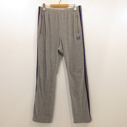 [Used] Needles | Needles Narrow Track Pant - C/PE Velour Pants KP227 Gray Size: M