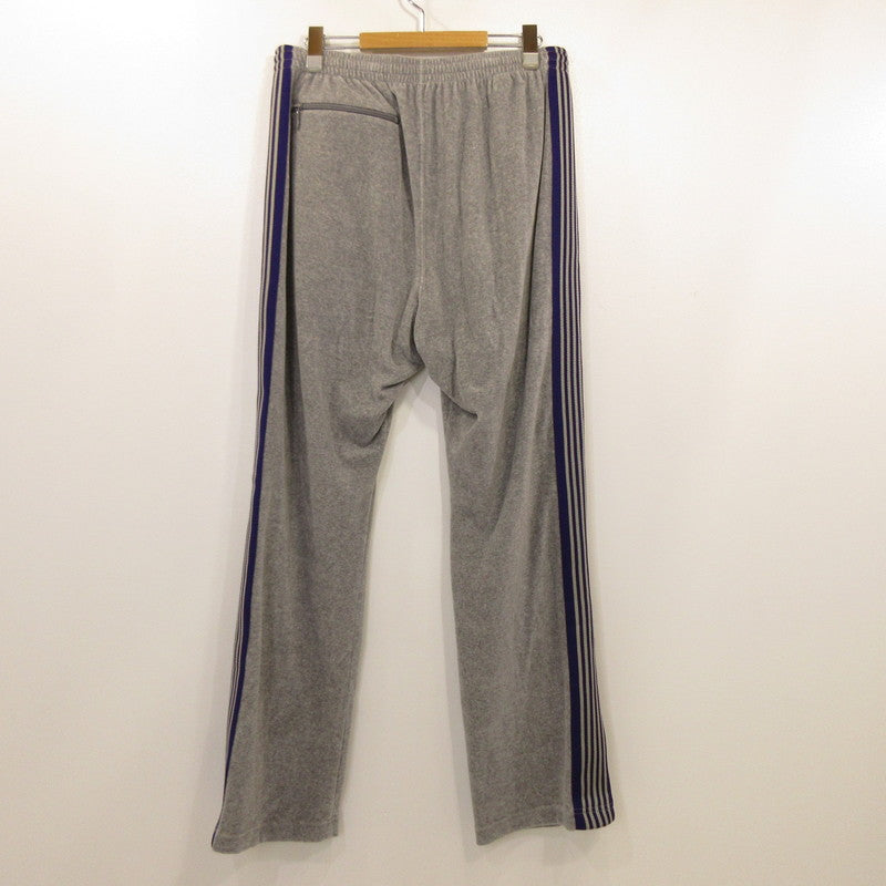 [Used] Needles | Needles Narrow Track Pant - C/PE Velour Pants KP227 Gray Size: M
