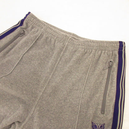 [Used] Needles | Needles Narrow Track Pant - C/PE Velour Pants KP227 Gray Size: M