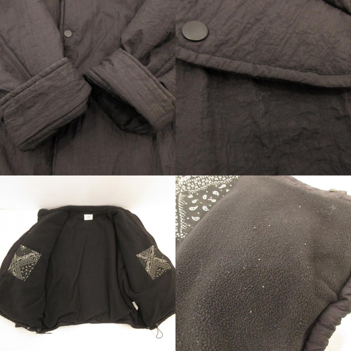 [Used] 24/7 nylon jacket padded jacket black size: L