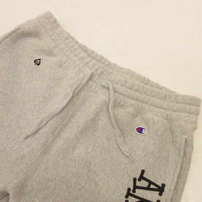 Used】STUSSY | Stussy ARMY REVERSE WEAVE Pants ×Champion Gray Size: XL