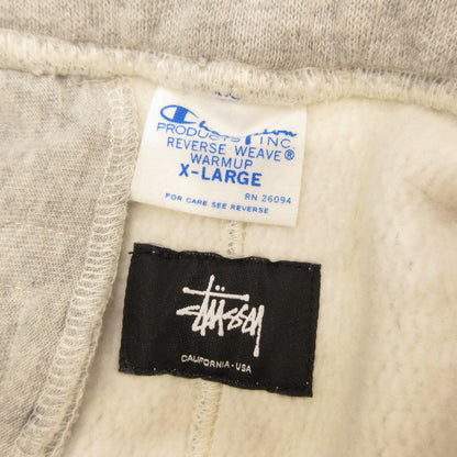 Used】STUSSY | Stussy ARMY REVERSE WEAVE Pants ×Champion Gray Size: XL