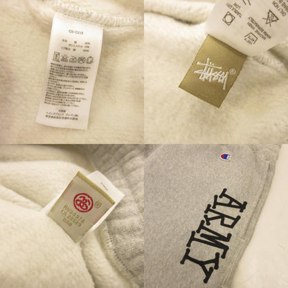 Used】STUSSY | Stussy ARMY REVERSE WEAVE Pants ×Champion Gray Size: XL