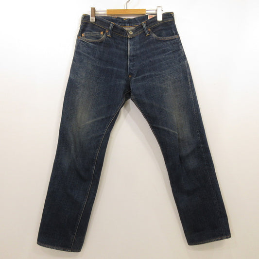 【中古】EVISU | エヴィス 新恵比寿神頭 デニムパンツ LOT2007 ブルー サイズ：34