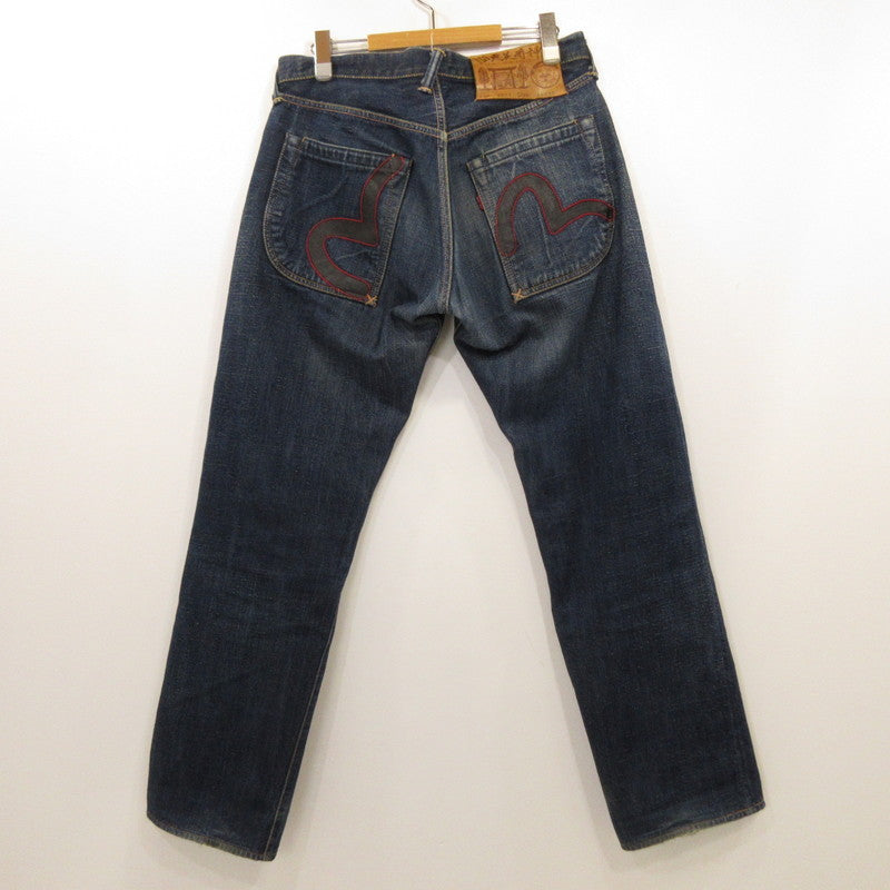 [Used] EVISU | Evisu New Ebisu Head Denim Pants LOT2007 Blue Size: 34