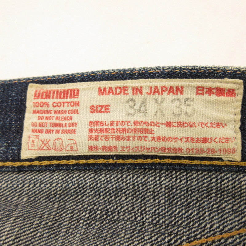 [Used] EVISU | Evisu New Ebisu Head Denim Pants LOT2007 Blue Size: 34