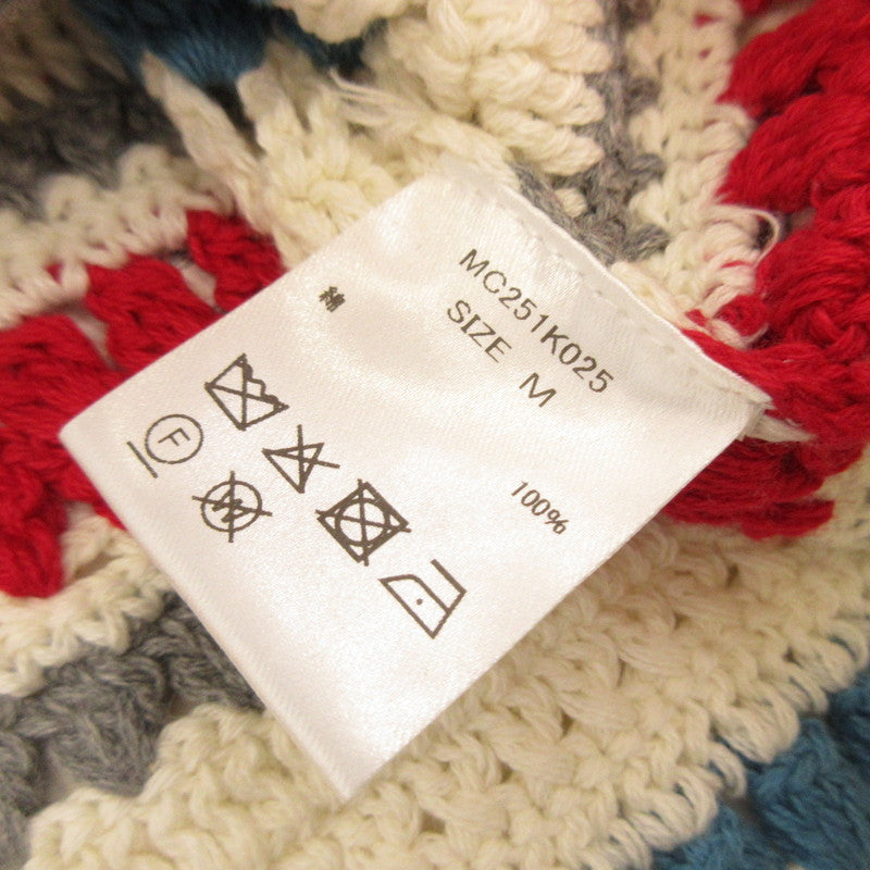 [Used] CROCHET STRIPED PULLOVER Sweater MC251K025 Size: M