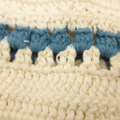 [Used] CROCHET STRIPED PULLOVER Sweater MC251K025 Size: M