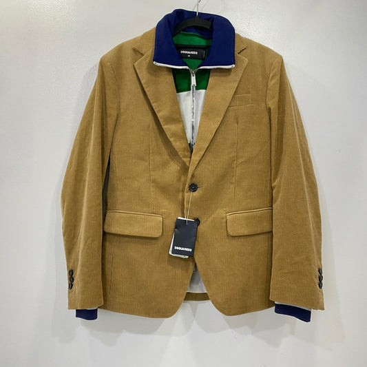 DSQUARED2 | ディースクエアード TRACK LONDON CORD JACKET その他アウター S71BN0922 コーデュロイジャケット 2023S/S 国内正規品 キャメル サイズ：44【姫路東店】