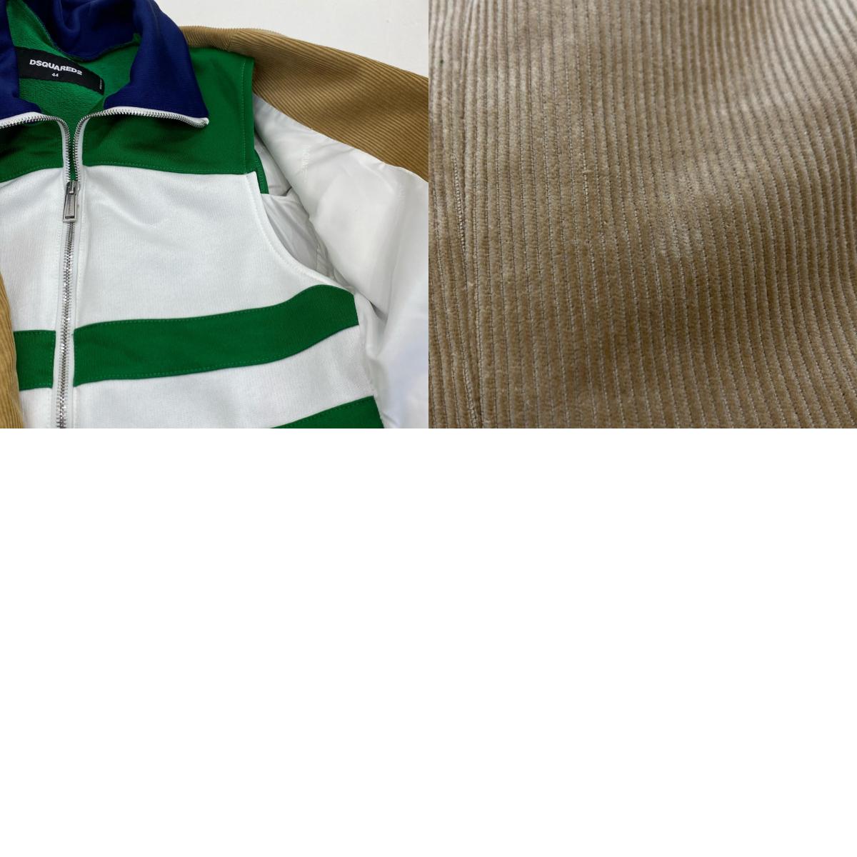DSQUARED2 | ディースクエアード TRACK LONDON CORD JACKET その他アウター S71BN0922 コーデュロイジャケット 2023S/S 国内正規品 キャメル サイズ：44【姫路東店】