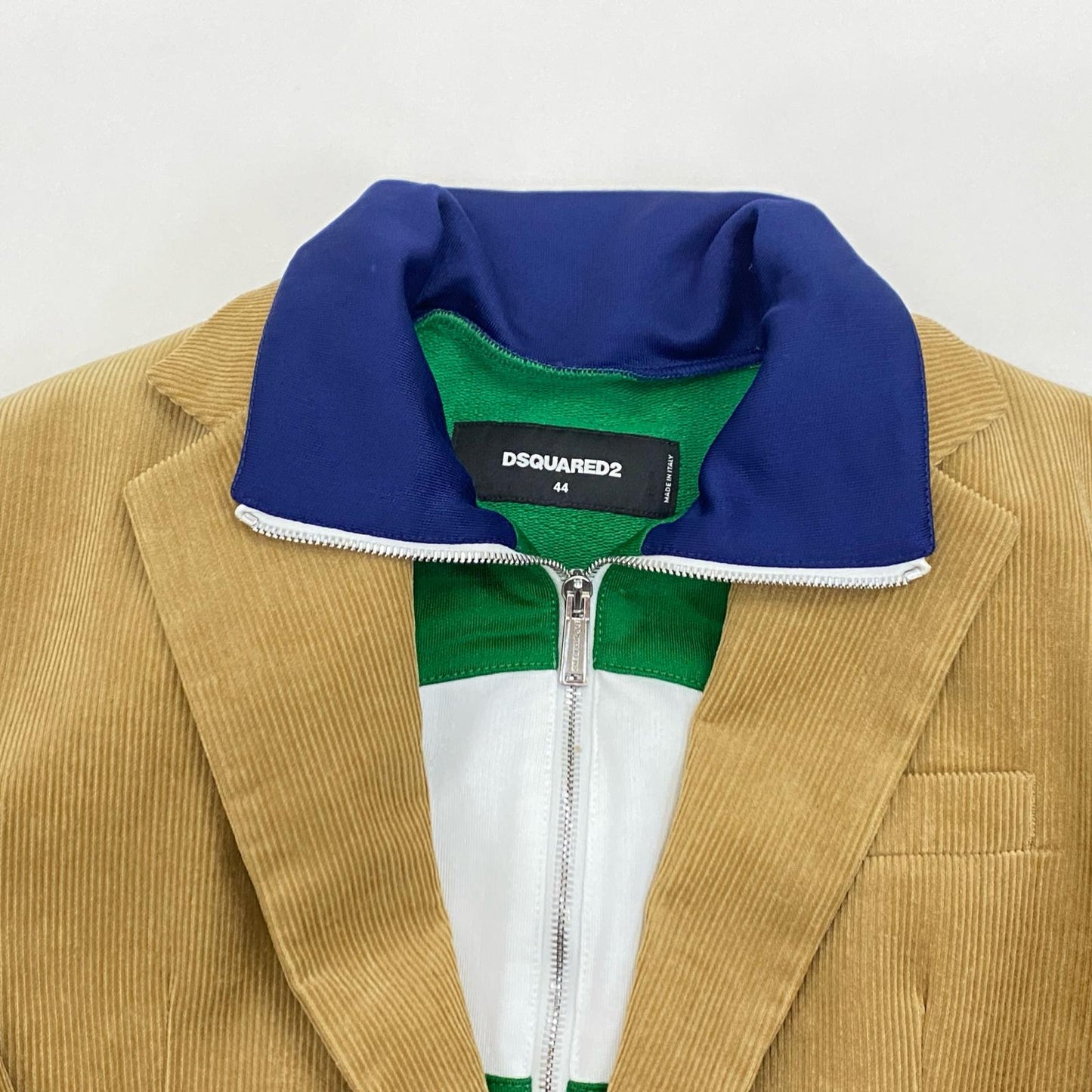 DSQUARED2 | ディースクエアード TRACK LONDON CORD JACKET その他アウター S71BN0922 コーデュロイジャケット 2023S/S 国内正規品 キャメル サイズ：44【姫路東店】