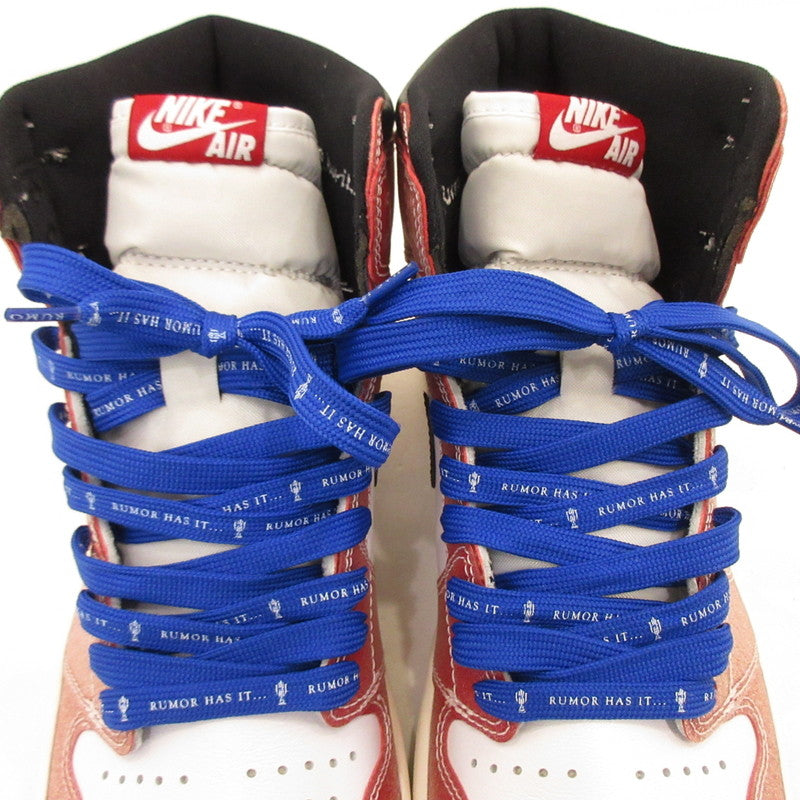 【中古】NIKE | ナイキ AIR JORDAN 1 RETRO HIGH OG SP FREEZE OUT スニーカー DA2728-100 レッド 28.5cm