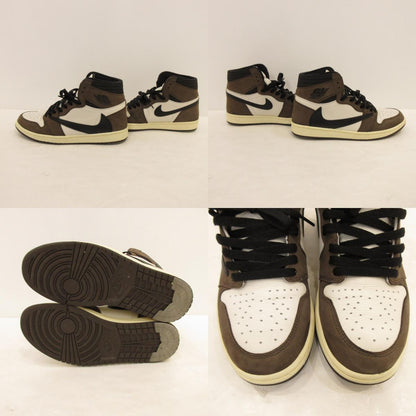 [Used] NIKE | Nike AIR JORDAN 1 HI OG TS SP Sneakers CD4487-100 Khaki 28.5cm