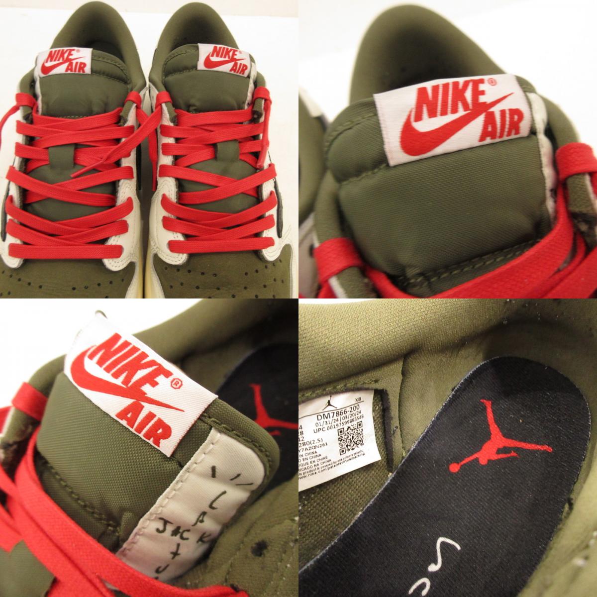 [Used] NIKE | Nike AIR JORDAN 1 LOW OG SP REVERSE OLIVE Sneakers DM7866-200 Olive 28.5cm