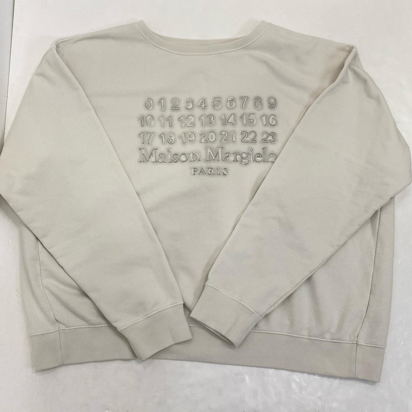 Maison Margiela | メゾンマルジェラ スウェット S50GU0230 スウェットシャツ 2025S/S アイボリー サイズ：M【姫路東店】
