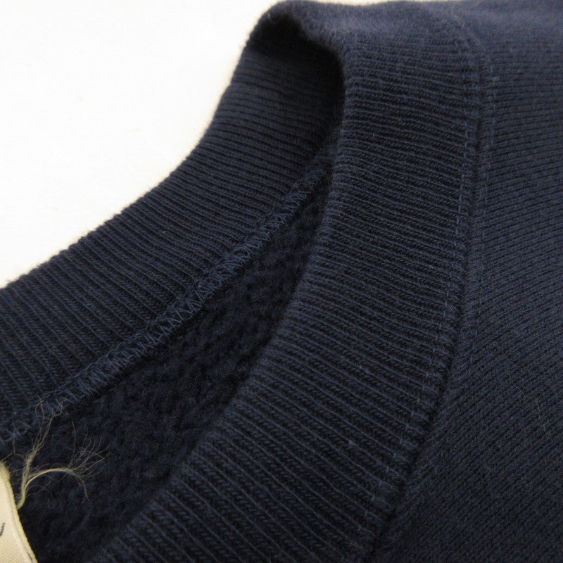 Used] Buzz Rickson's | Horizontal Knitting Sweatshirt Coast Guard Sweatshirt BR68913 Navy Size: L