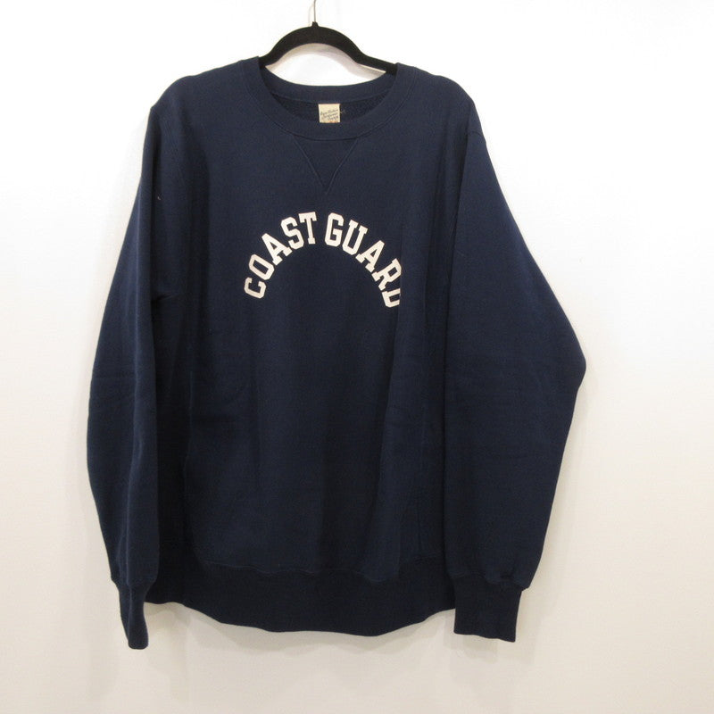 Used] Buzz Rickson's | Horizontal Knitting Sweatshirt Coast Guard Sweatshirt BR68913 Navy Size: L