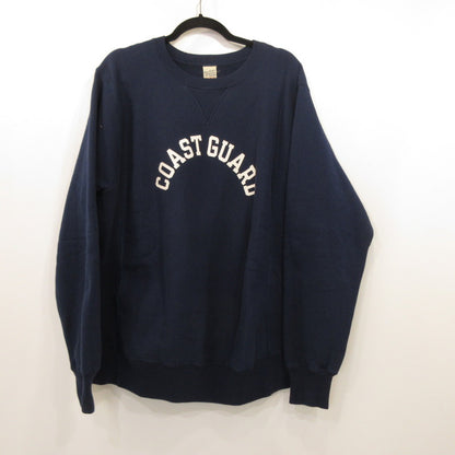Used] Buzz Rickson's | Horizontal Knitting Sweatshirt Coast Guard Sweatshirt BR68913 Navy Size: L