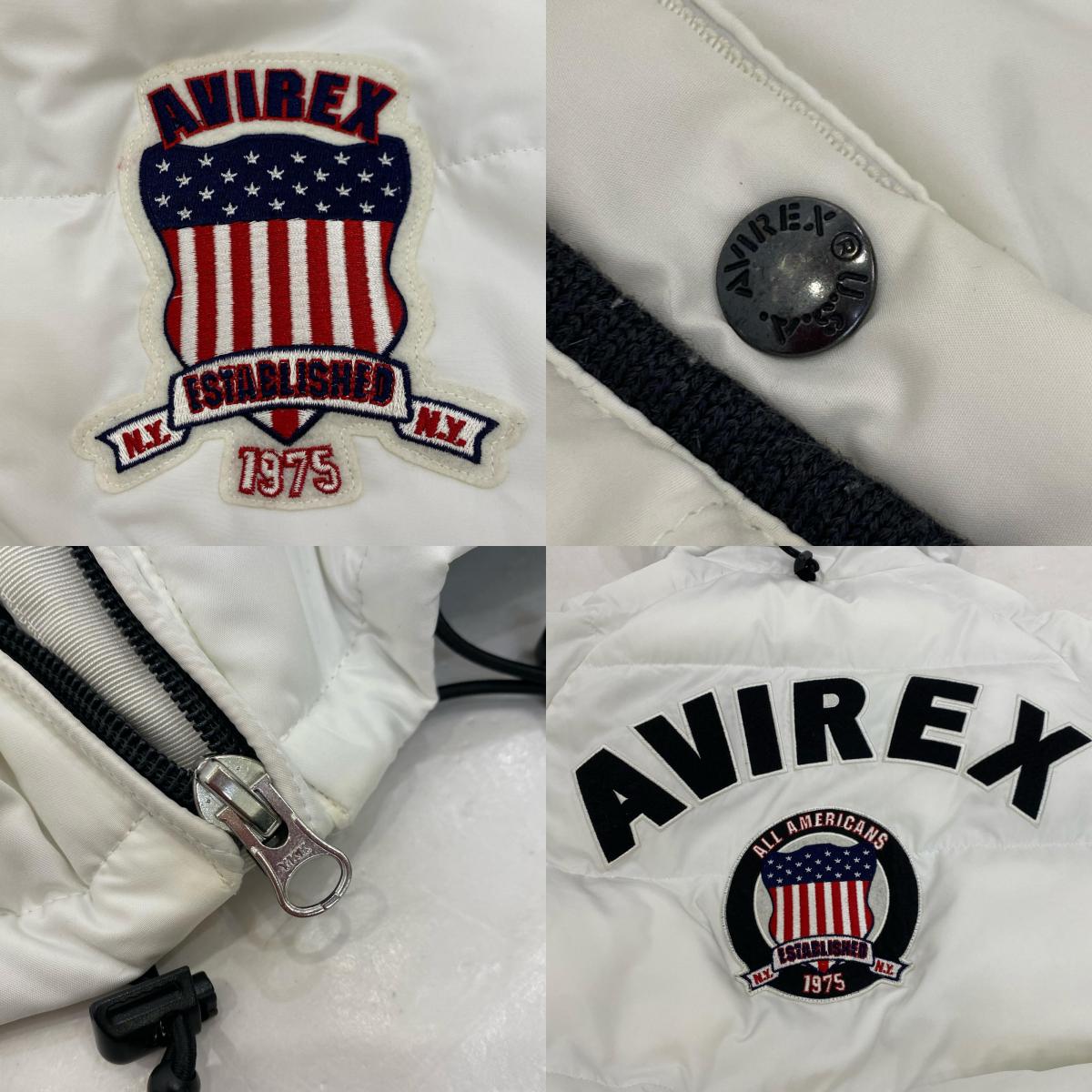 [Used] AVIREX | Avirex Padded Jacket 6162166 White Size: L