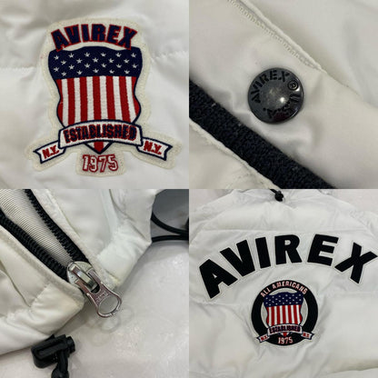 [Used] AVIREX | Avirex Padded Jacket 6162166 White Size: L