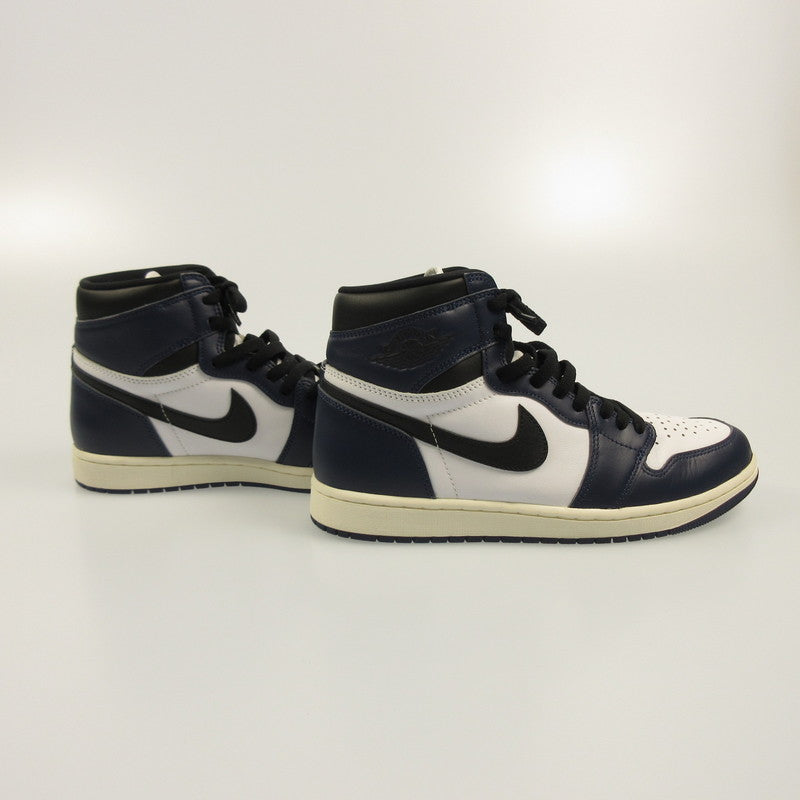 [Used] NIKE | Nike AIR JORDAN 1 RETRO HIGH OG MIDNIGHT NAVY Sneakers DZ5485-401 Navy 28cm