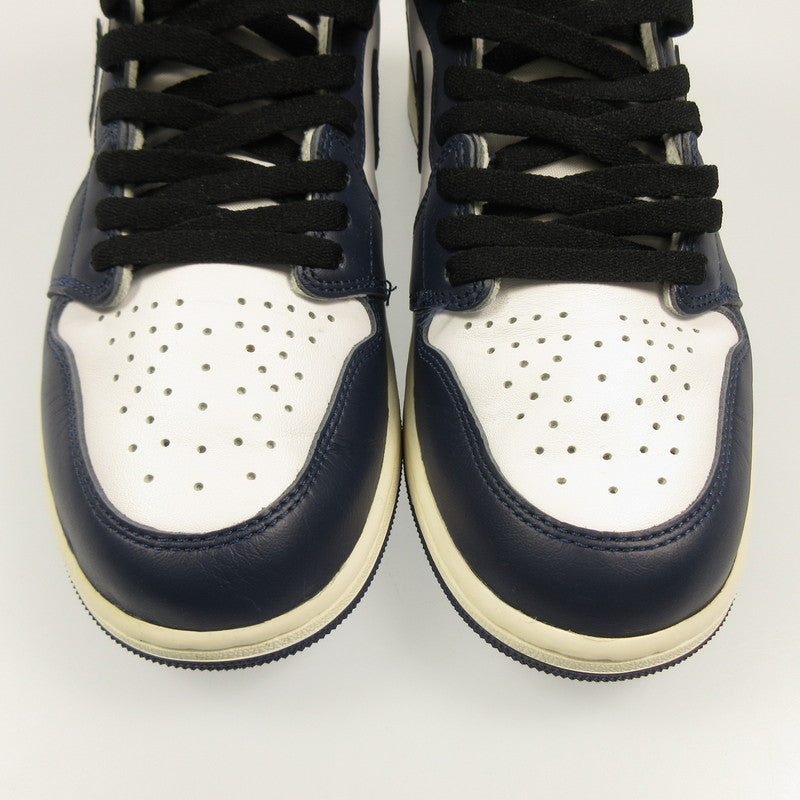 [Used] NIKE | Nike AIR JORDAN 1 RETRO HIGH OG MIDNIGHT NAVY Sneakers DZ5485-401 Navy 28cm