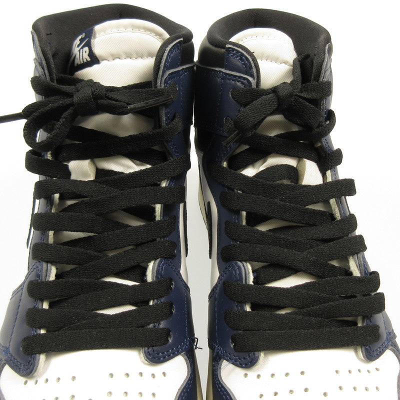 [Used] NIKE | Nike AIR JORDAN 1 RETRO HIGH OG MIDNIGHT NAVY Sneakers DZ5485-401 Navy 28cm