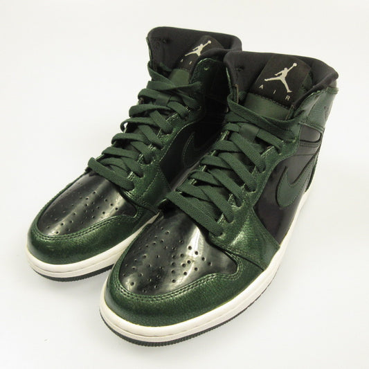 【中古】NIKE | ナイキ AIR JORDAN 1 RETRO HIGH GROVE GREEN スニーカー 332550-300 グリーン 27cm