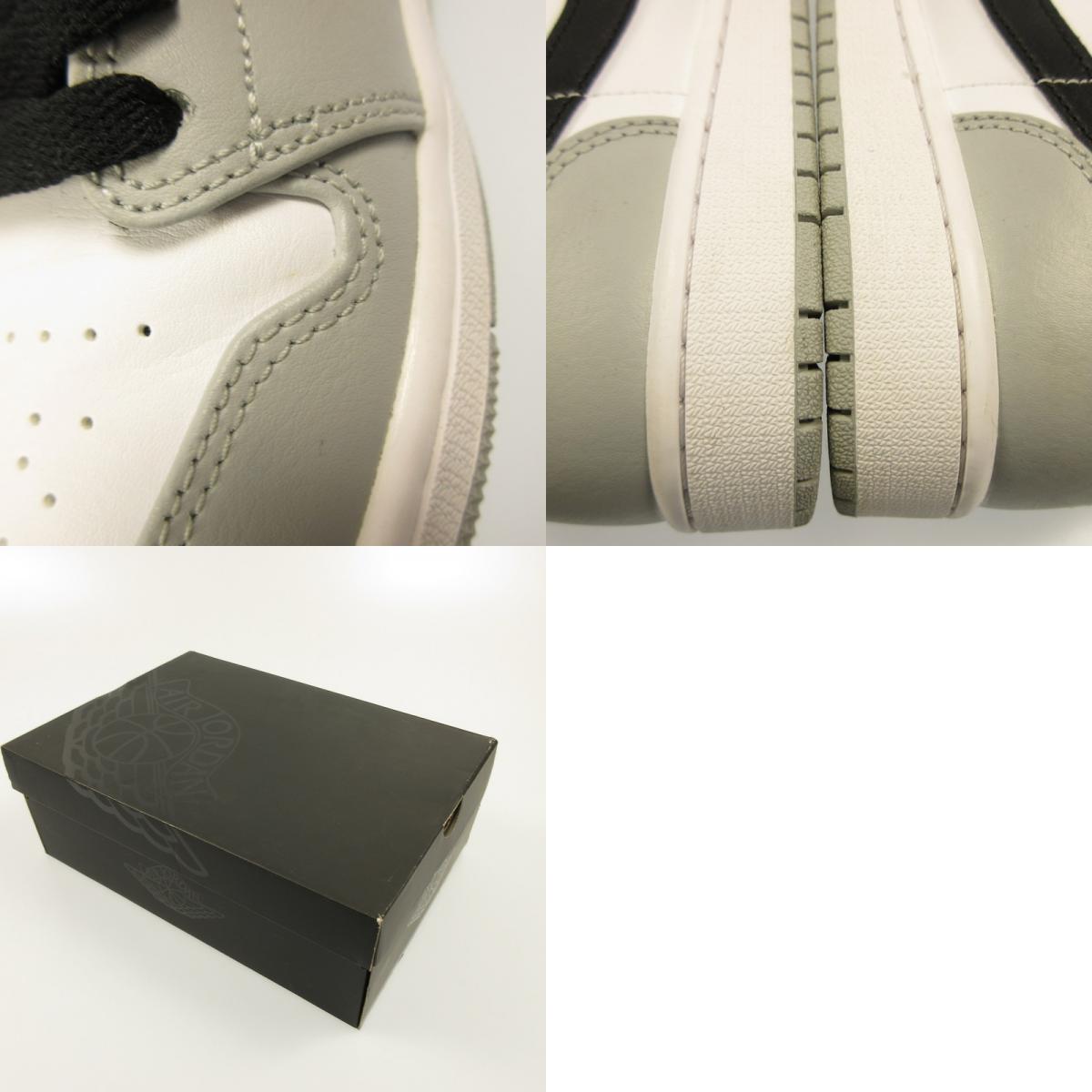 [Used] NIKE | Nike AIR JORDAN 1 MID 'LIGHT SMOKE GREY' Sneakers 554724-092 Grey 27cm