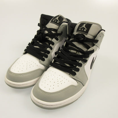 [Used] NIKE | Nike AIR JORDAN 1 MID 'LIGHT SMOKE GREY' Sneakers 554724-092 Grey 27cm
