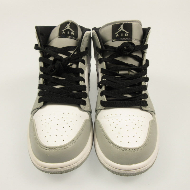 [Used] NIKE | Nike AIR JORDAN 1 MID 'LIGHT SMOKE GREY' Sneakers 554724-092 Grey 27cm