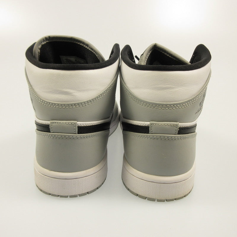 [Used] NIKE | Nike AIR JORDAN 1 MID 'LIGHT SMOKE GREY' Sneakers 554724-092 Grey 27cm