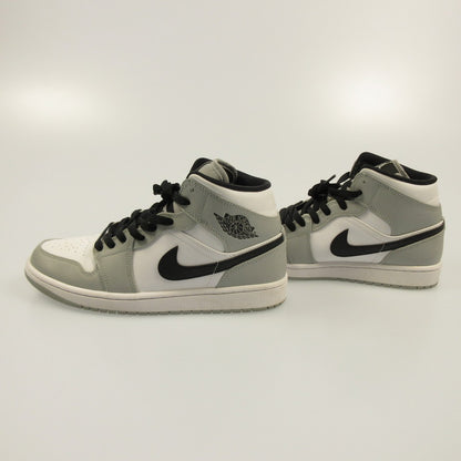 [Used] NIKE | Nike AIR JORDAN 1 MID 'LIGHT SMOKE GREY' Sneakers 554724-092 Grey 27cm