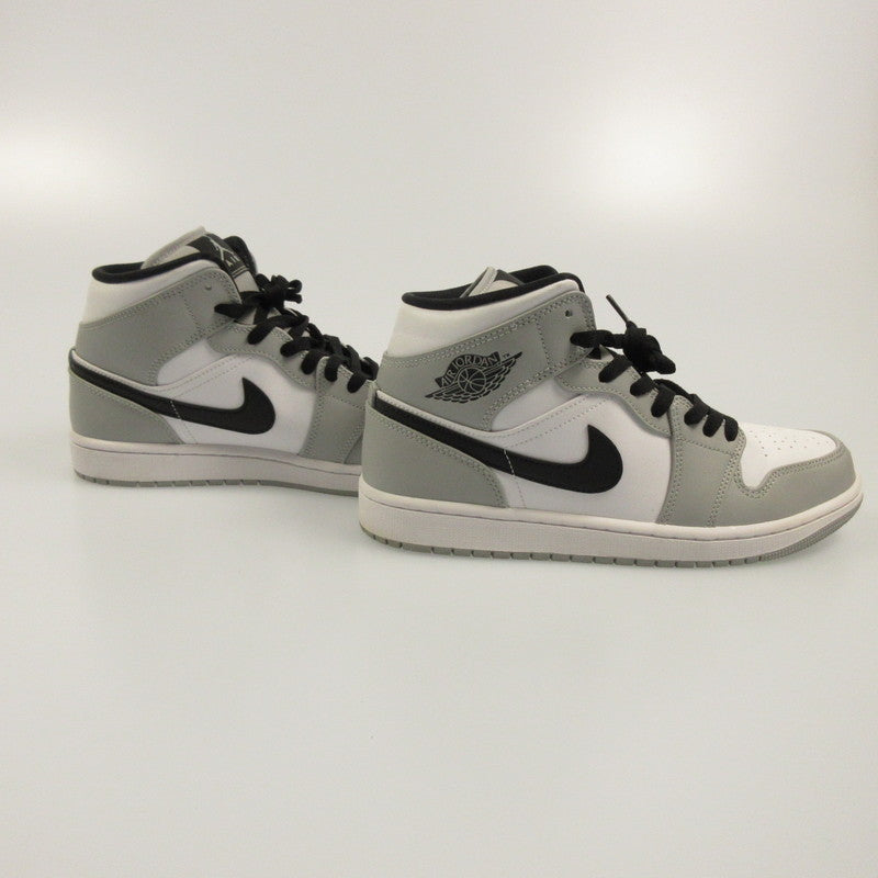 [Used] NIKE | Nike AIR JORDAN 1 MID 'LIGHT SMOKE GREY' Sneakers 554724-092 Grey 27cm